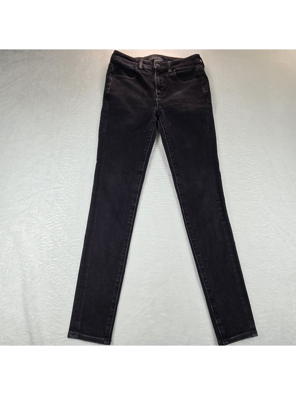 American Eagle Dream Stretch Skinny Jeans Womens 4 Short Black Mid Rise